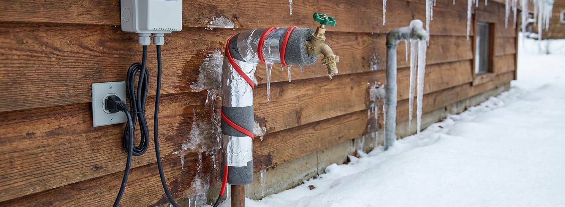 Rör frostskyddsvärmekabel