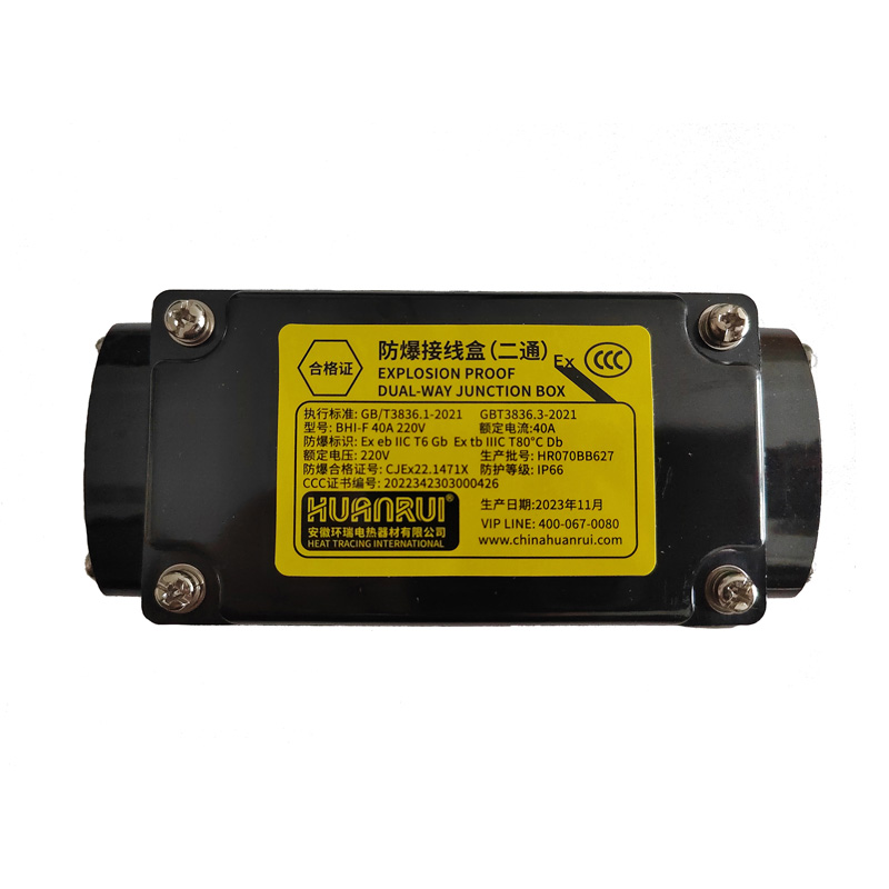 BHI elektrisk uppvärmningsbox med explosionsskyddad tvåvägskoppling